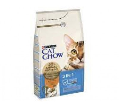 Cat Chow  3 in 1 Γαλοπούλα 1,5kg